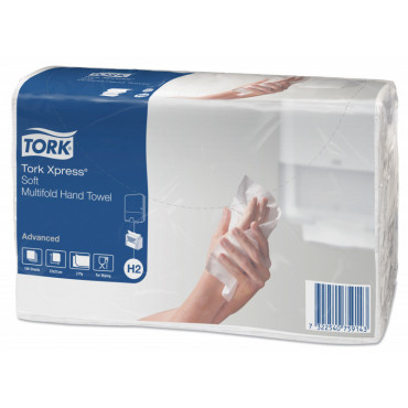 Tork Xpress® Soft Multifold käsipyyhe H2 | Euro Toimistotukut Oy