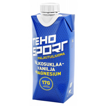 Teho Sport palautusjuoma valkosuklaa-vanilja 0,33 L | Euro Toimistotukut Oy