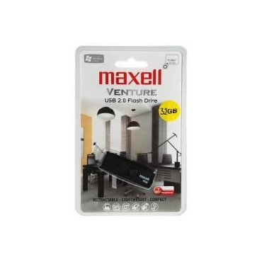 Maxell USB 32GB Venture muistitikku |  Euro Toimistotukut Oy