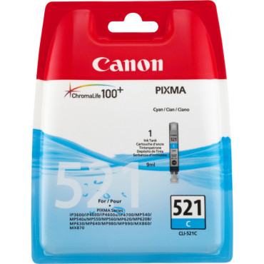 Canon CLI-521c mustepatruuna 9 ml sininen |  Euro Toimistotukut Oy