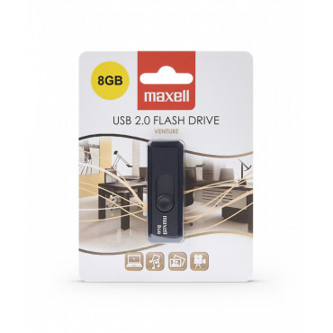 Maxell USB 8GB Venture muistitikku | Euro Toimistotukut Oy