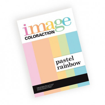 Image Coloraction  A4/80 g  Pastel Rainbow | Euro Toimistotukut Oy