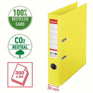 Esselte CO2 neutral mappi No.1 A4 50 mm keltainen | Euro Toimistotukut Oy