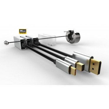 Vivolink Pro HDMI adapterirengas w/Cable 4-osainen | Euro Toimistotukut Oy