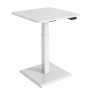 Stoo® Desk Single Compact sähköpöytä 60 x 60 cm valkoinen |  Euro Toimistotukut Oy