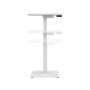 Stoo® Desk Single Compact sähköpöytä 60 x 60 cm valkoinen |  Euro Toimistotukut Oy