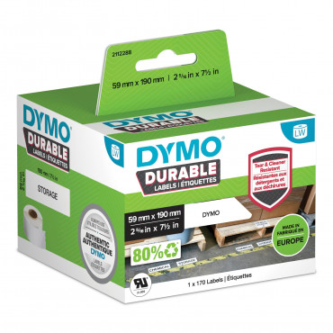 Dymo LabelWriter Durable kestotarrat 59 x 190 mm | Euro Toimistotukut Oy