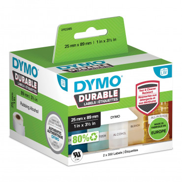 Dymo LabelWriter Durable kestotarrat 25 x 89 mm |  Euro Toimistotukut Oy
