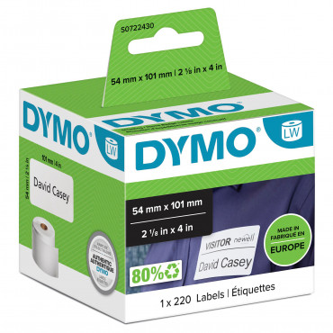 Dymo LabelWriter lähetys/nimitarrat  101 x 54 mm |  Euro Toimistotukut Oy