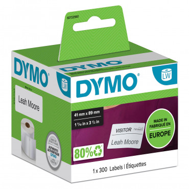 Dymo Labelwriter pieni nimikorttitarra 41 x 89 mm | Euro Toimistotukut Oy