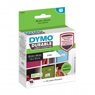 Dymo LabelWriter Durable kestotarrat 25 x 54 mm |  Euro Toimistotukut Oy