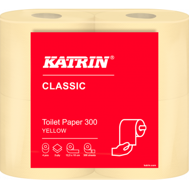 Katrin Classic Toilet 300 keltainen |  Euro Toimistotukut Oy