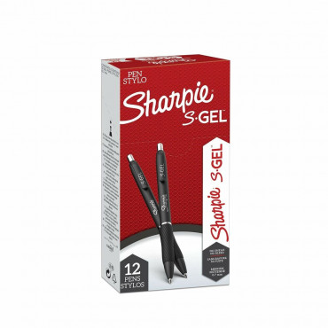 Sharpie S-Gel geelikynä 0,7 mm musta | Euro Toimistotukut Oy