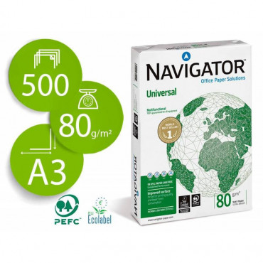 Navigator Universal 80 g A3 kopiopaperi | Euro Toimistotukut Oy