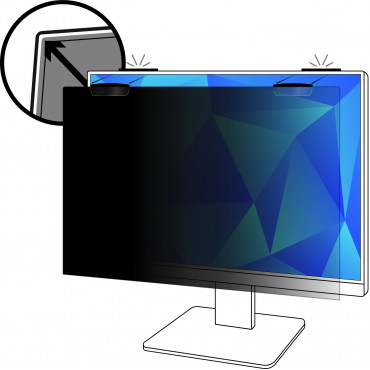 3M tietoturvasuoja 24in Full Screen näytölle 16:9 3M™ COMPLY™ kiinnityksellä | Euro Toimistotukut Oy