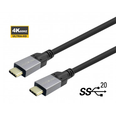 Vivolink USB-C to USB-C 1m kaapeli | Euro Toimistotukut Oy