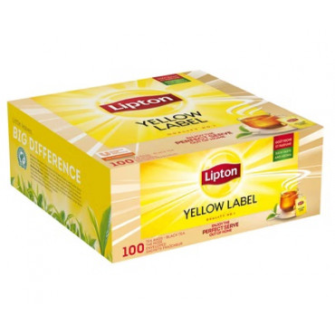 Tee Lipton Yellow Label 100ps kääreellä | Euro Toimistotukut Oy