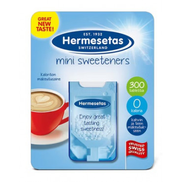 Hermesetas Mini Sweeteners 300 makeutusaine | Euro Toimistotukut Oy