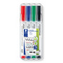 Staedtler Lumocolor 341 valkotaulukynä 4-v sarja 1-2 mm | Euro Toimistotukut Oy