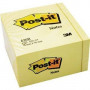 Post-it 636-B viestilappukuutio Canary Yellow 76 mm x 76 mm | Euro Toimistotukut Oy