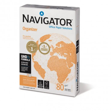 Navigator Organizer  80 g A4 2H reiät kopiopaperi | Euro Toimistotukut Oy