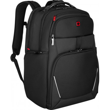 Wenger Meteor reppu 17″ tietokoneelle musta | Euro Toimistotukut Oy