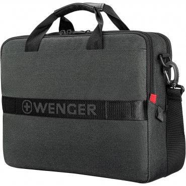 Wenger MX ECO Brief 16″ laukku t.harmaa | Euro Toimistotukut Oy
