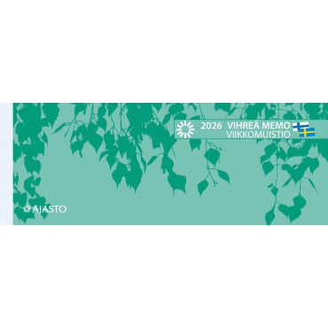 Vihreä Memo-viikkomuistio