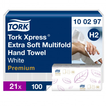 Tork Xpress Extra Soft ketjutaitettu käsipyyhe H2 Tork Xpress Extra Soft ketjutaitettu käsipyyhe H2 | Euro Toimistotukut Oy