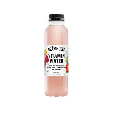 Brämhults Vitamin Water Mansikka-Vadelma 0,5 L | Euro Toimistotukut Oy