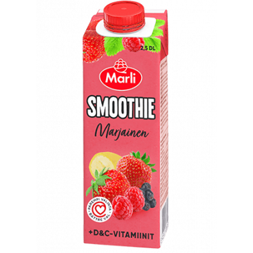 Marli Marjainen Smoothie + D&C-vitaaminit 2,5 dl | Euro Toimistotukut Oy