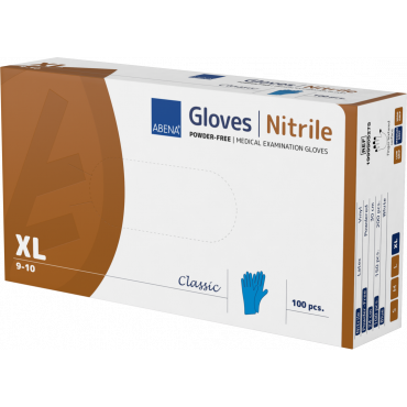 ABENA Classic nitriilikäsine XL sininen (100) | Euro Toimistotukut Oy