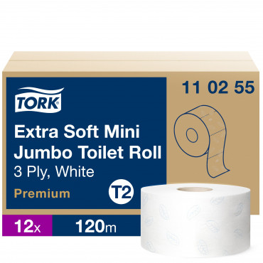 Tork Extra Soft Mini Jumbo WC-paperi T2 (12) | Euro Toimistotukut Oy