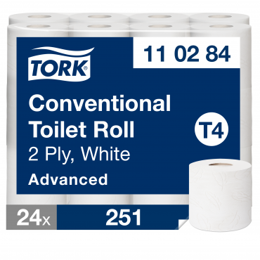 Tork WC-paperi Advanced T4 valkoinen (24) | Euro Toimistotukut Oy