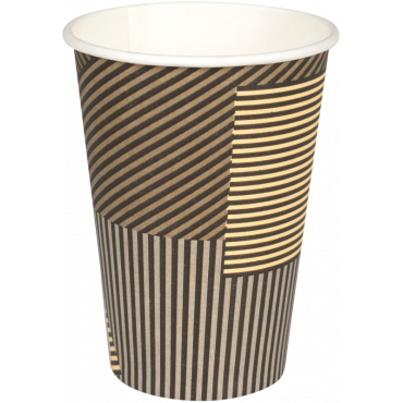 Abena GASTRO Lines kahvikuppi 20/22 cl Ø7 cm pahvi ruskea (100) | Euro Toimistotukut Oy