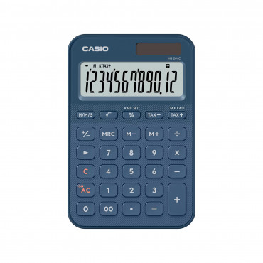 Casio MS-20YC pöytälaskin tummansininen | Euro Toimistotukut Oy