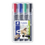 Staedtler 350 huopakynä 4-värin sarja 2-5 mm viisto | Euro Toimistotukut Oy