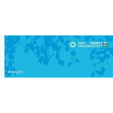 Memo-viikkomuistio, sininen | Euro Toimistotukut Oy