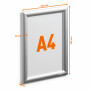 Durable Snap Frame alumiinikehys A4 outdoor | Euro Toimistotukut Oy