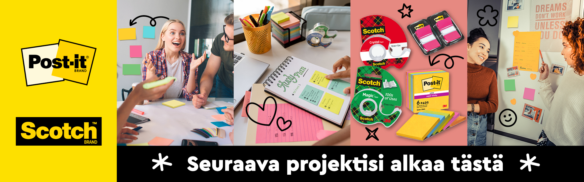 Post-it ja Scotch huhtikuu 2026